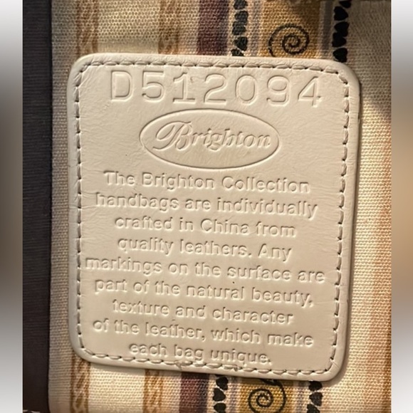 Brighton Black Pebbled Leather Hobo bag with braided leather straps - Picture 15 of 15